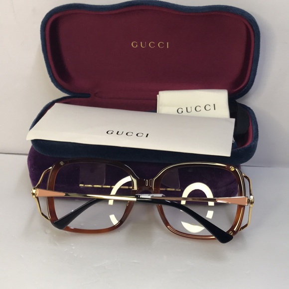GUCCI GG0648O square-frame tortoiseshell optical glasses - Picture 10 of 14